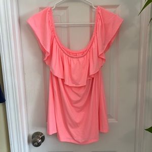 Lilly Pulitzer La Fortuna Top in Capri Coral